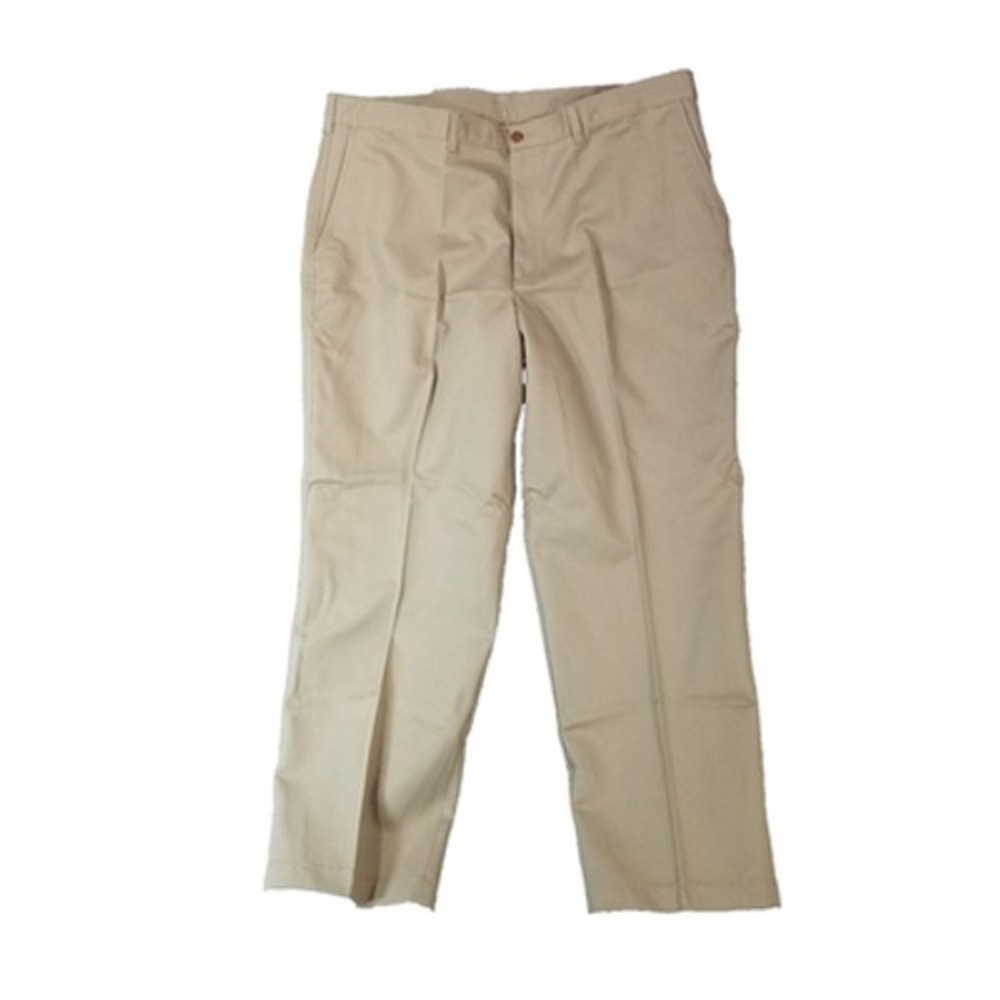 Farah Chino Pants Men 40x30 Beige Stain Free Khaki Straight Regular Cotton New